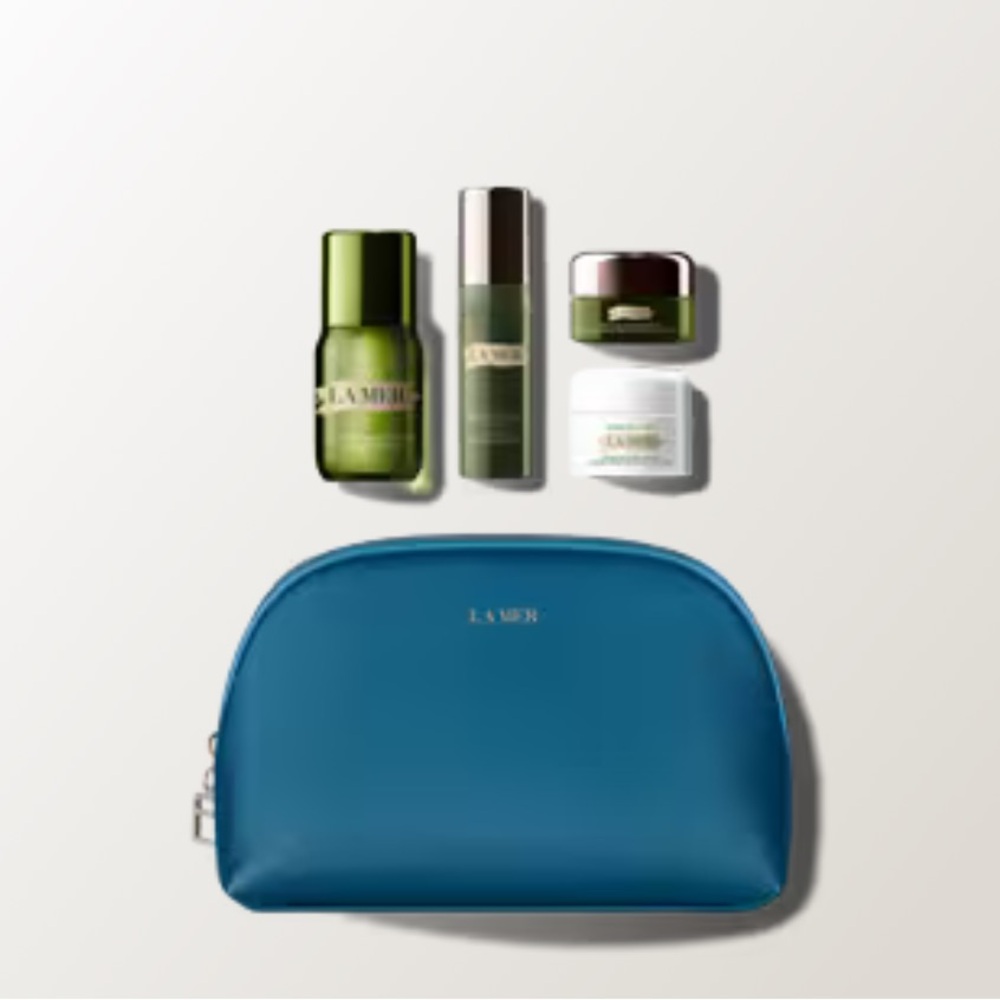 La Mer SMALL MIRACLES 4 pc luxury skincare gift set! New w bag! GWP - Picture 2 of 3